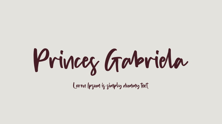 Princes Gabriela Font