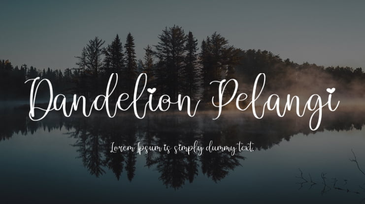 Dandelion Pelangi Font