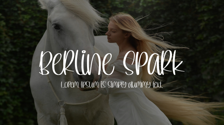 Berline Spark Font