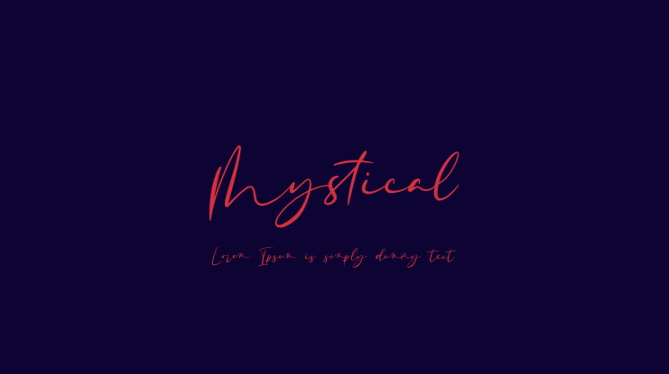 Mystical Font