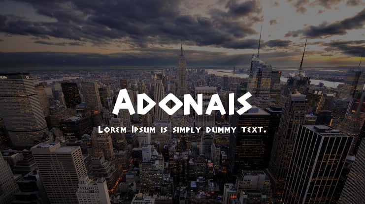 Adonais Font