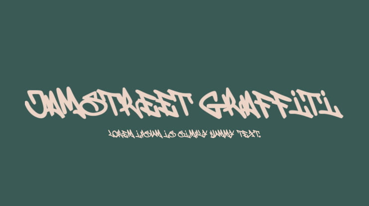 Jamstreet Graffiti Font