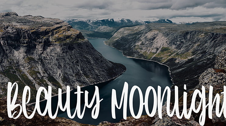 Beauty Moonlight Font