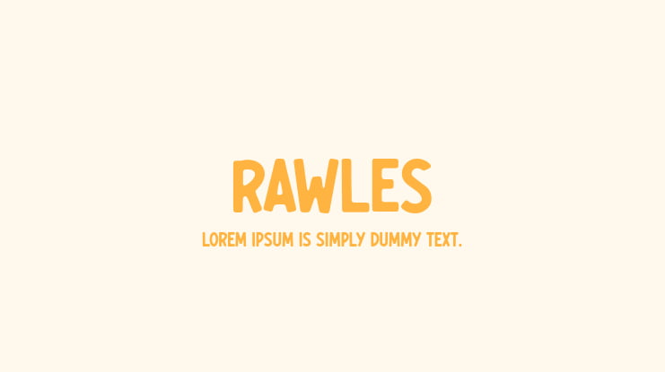 Rawles Font