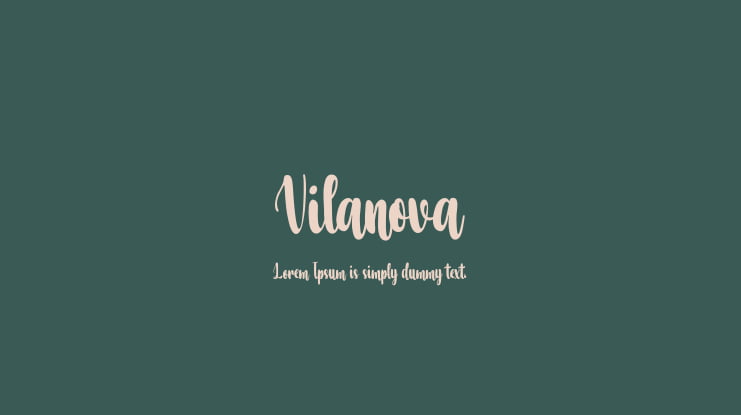 Vilanova Font