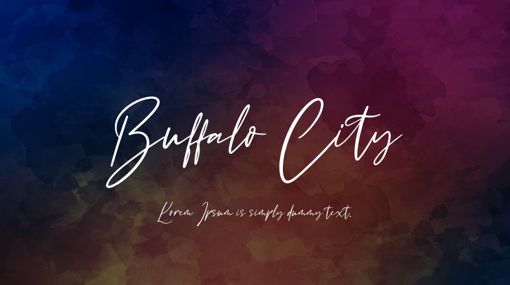 Buffalo City Font