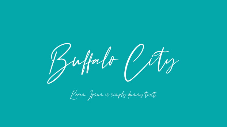 Buffalo City Font