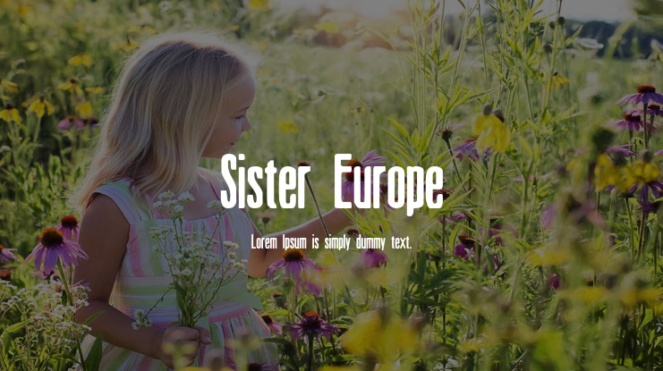 Sister Europe Font