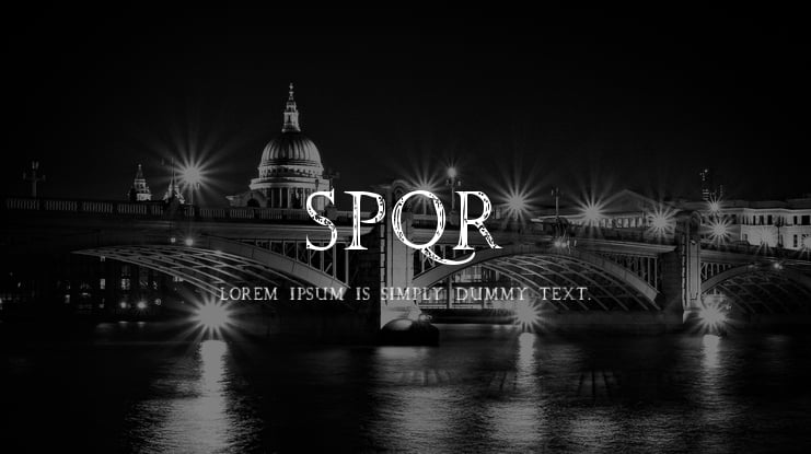 SPQR Font Family