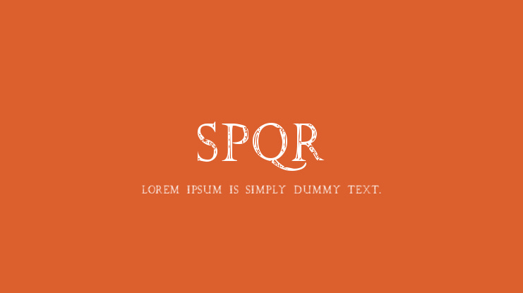 SPQR Font Family