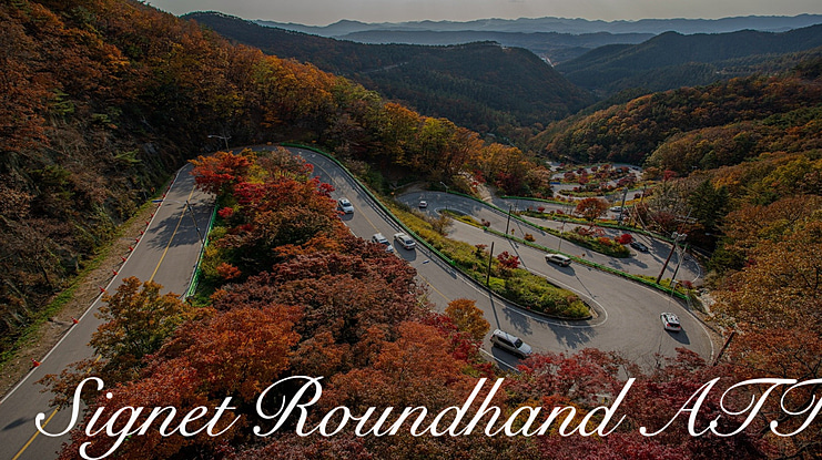 Signet Roundhand ATT Font