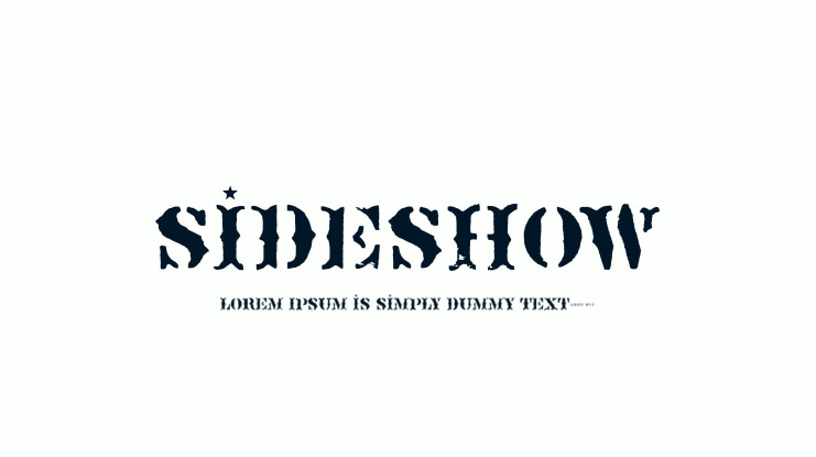 Sideshow Font