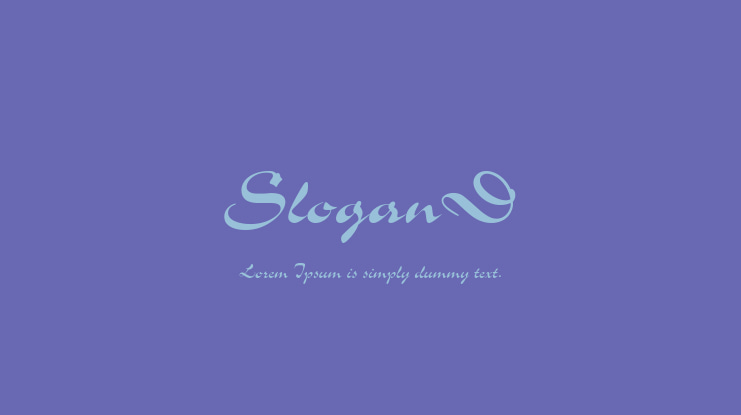 SloganD Font
