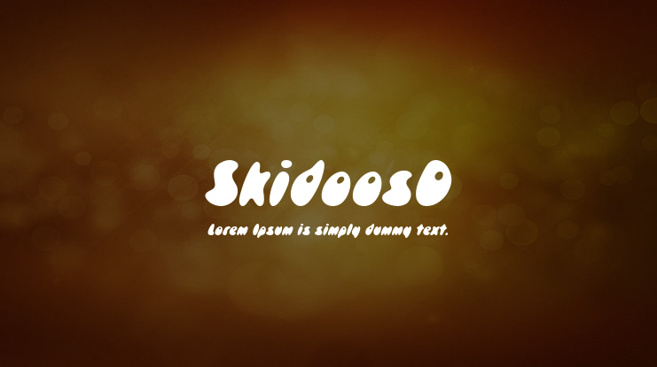 SkidoosD Font