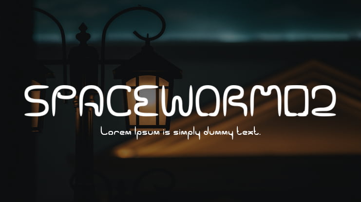 SPACEWORM02 Font