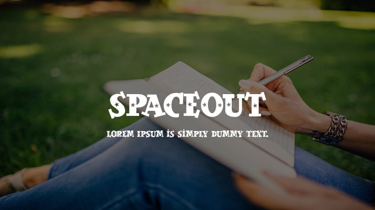 SpaceOut Font