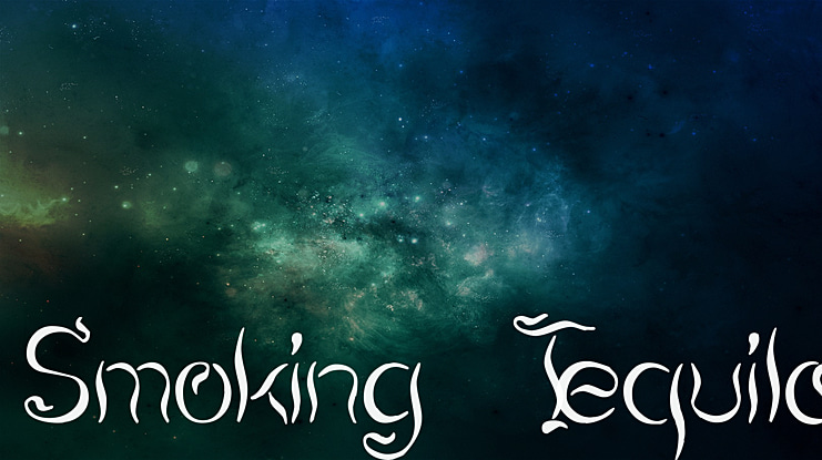 Smoking Tequila Font
