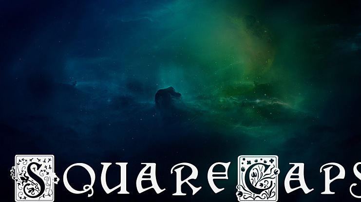 SquareCaps Font