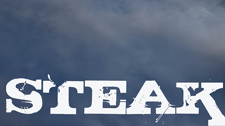 STEAK Font