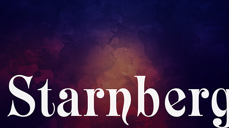 Starnberg Font