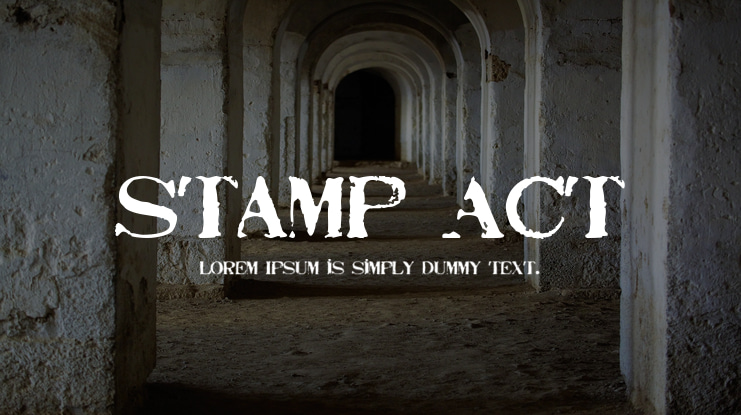 Stamp Act Font