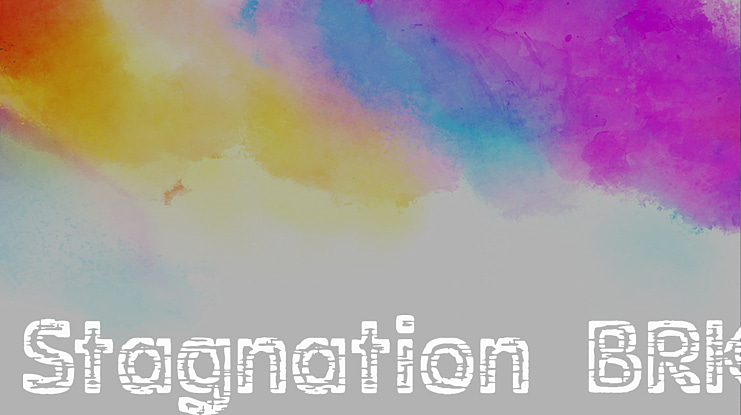 Stagnation BRK Font