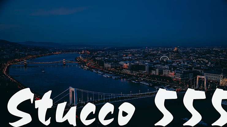 Stucco 555 Font : Download Free for Desktop & Webfont