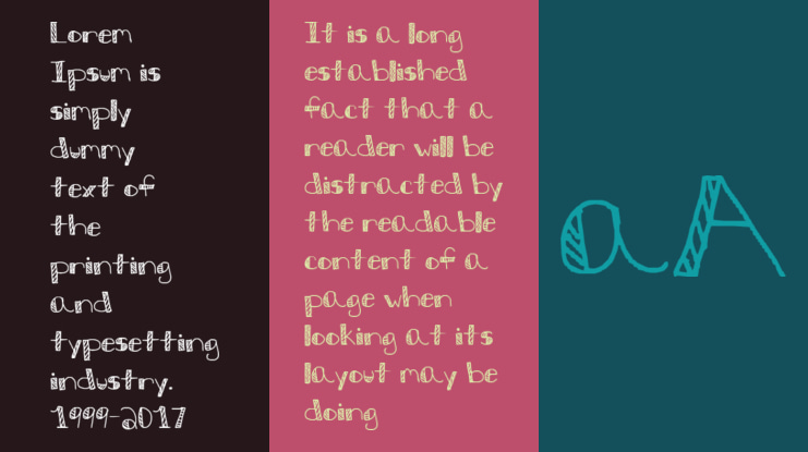 Stripes and bubbles Font