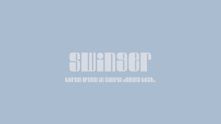 Swinger Font