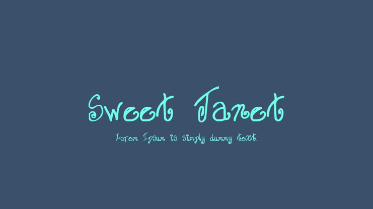 Sweet Janet Font