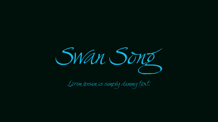 Swan Song Font