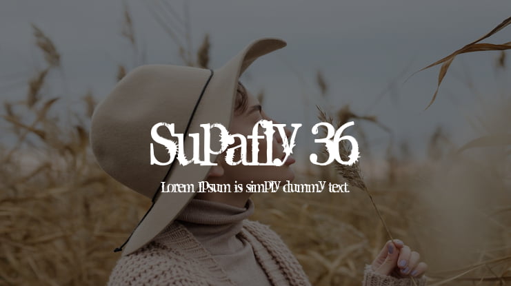 Supafly 36 Font