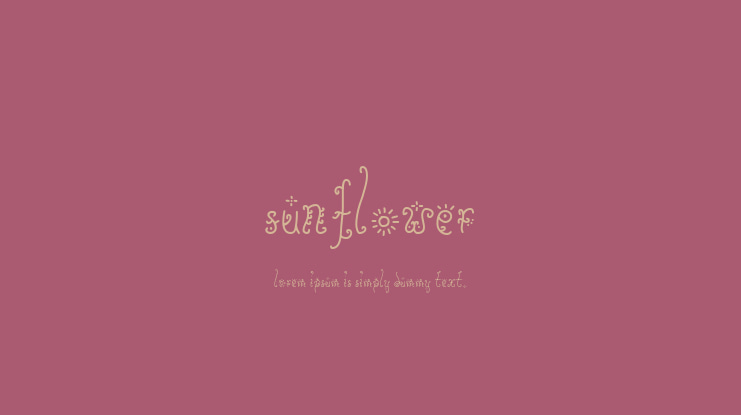 Sunflower Font