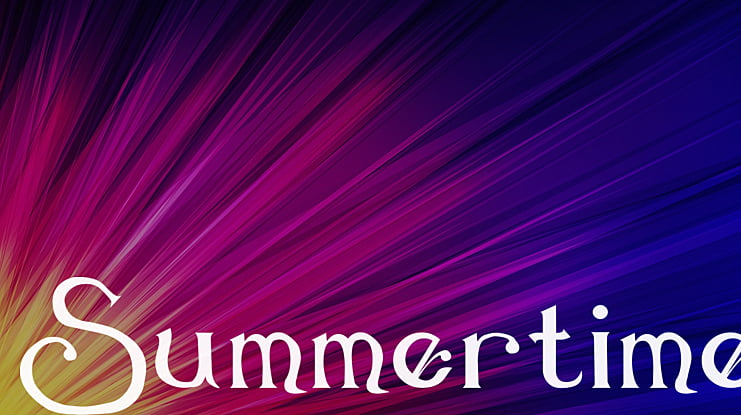 Summertime Font
