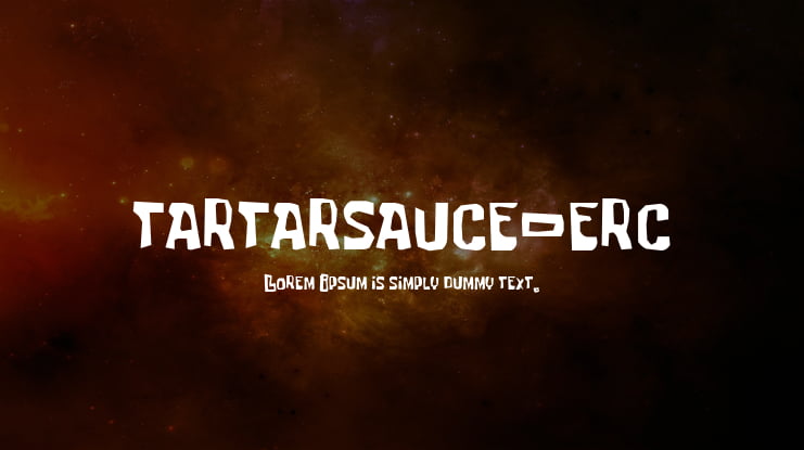 tartarsauce_erc Font