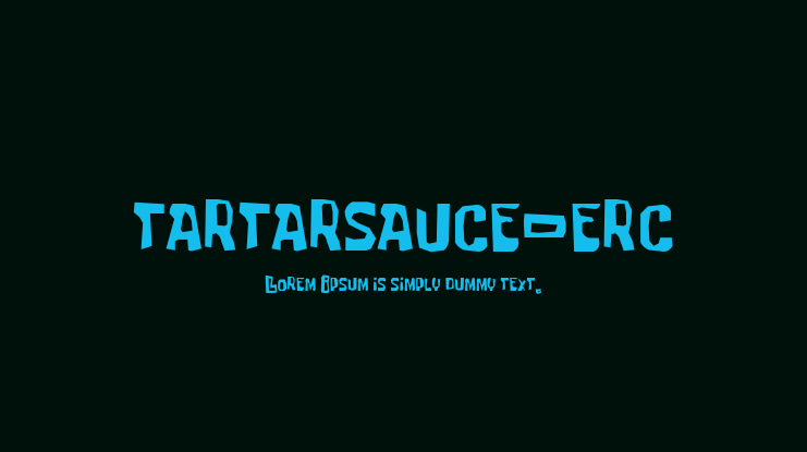 tartarsauce_erc Font