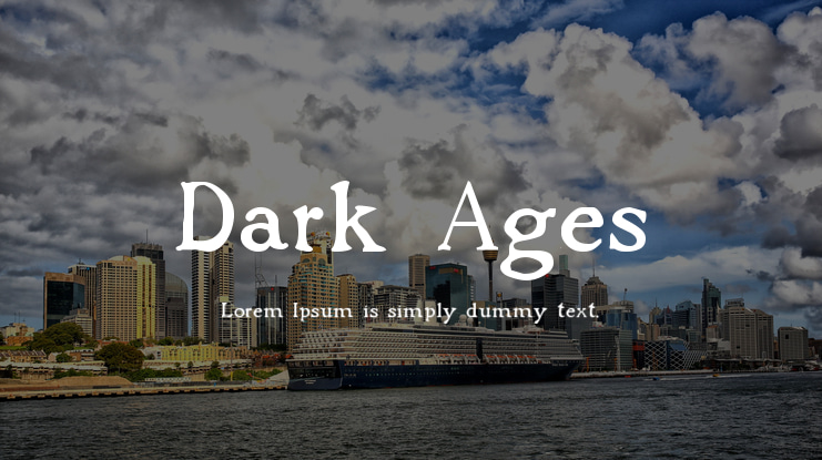 Dark Ages Font