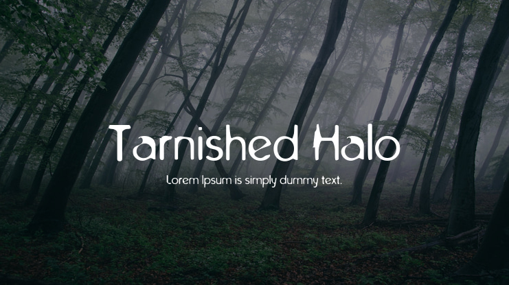 Tarnished Halo Font Family