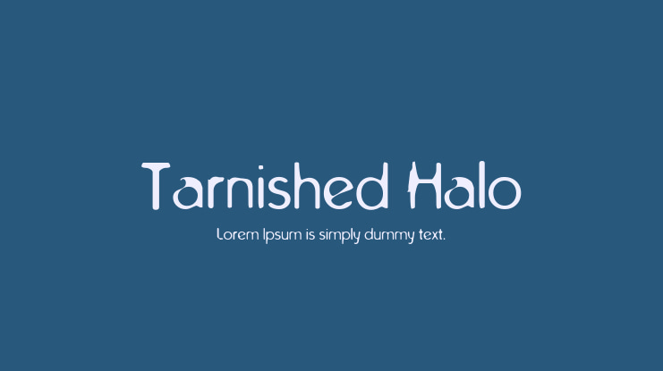 Tarnished Halo Font Family