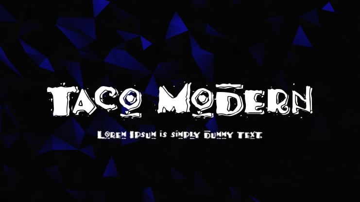 Taco Modern Font