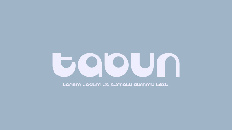 Tabun Font
