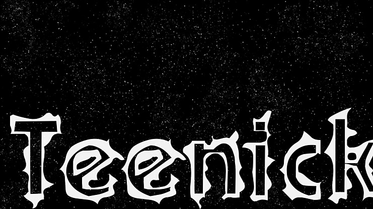 Teenick Font