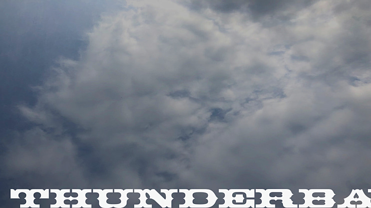 ThunderBay Font