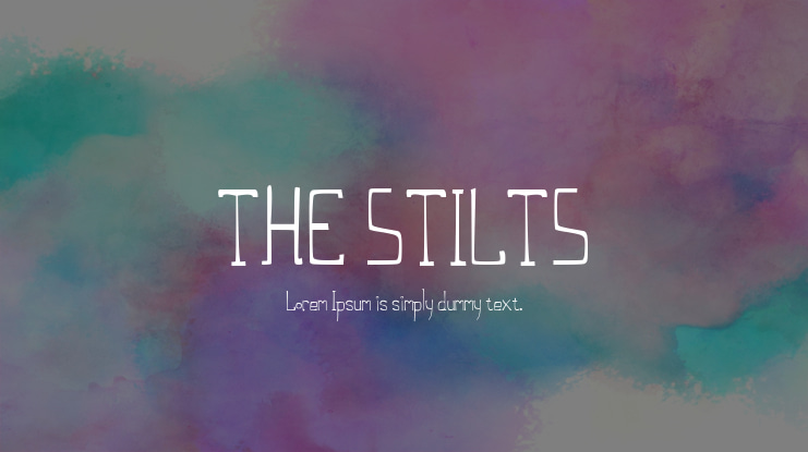 THE STILTS Font