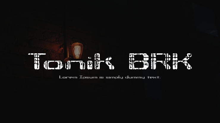 Tonik BRK Font