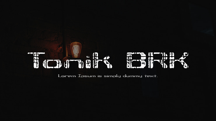 Tonik BRK Font