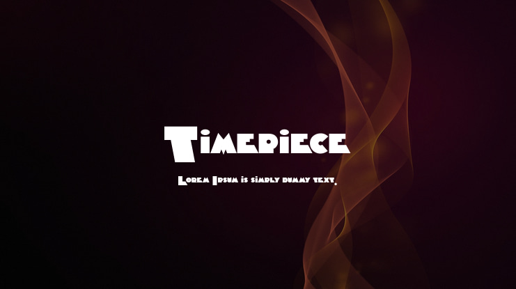 Timepiece Font