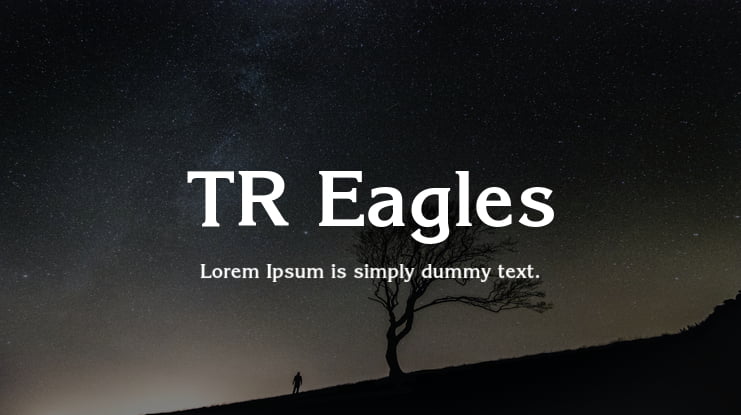 TR Eagles Font