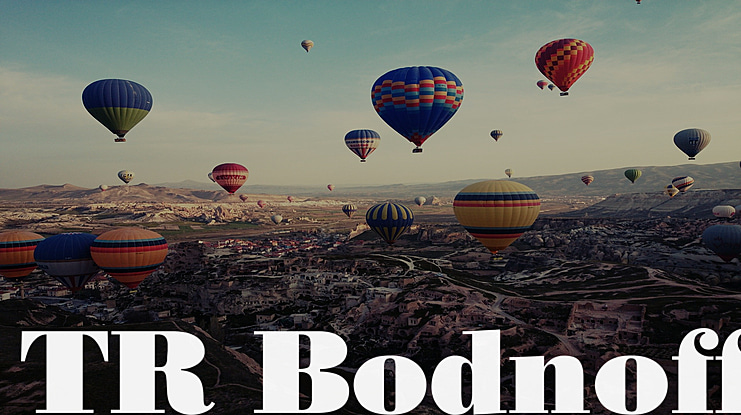 TR Bodnoff Font
