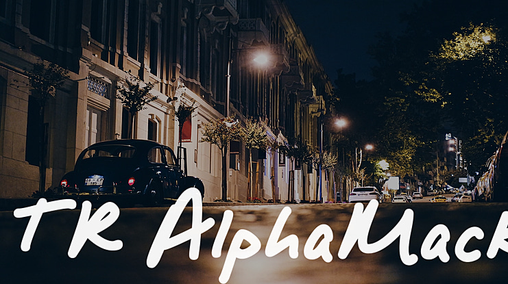 TR AlphaMack Font